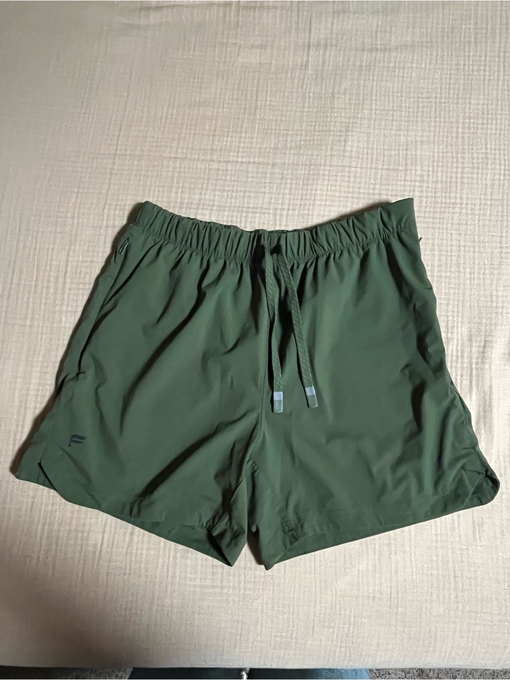 Fabletics Athletic Drawstring Shorts - Olive Green